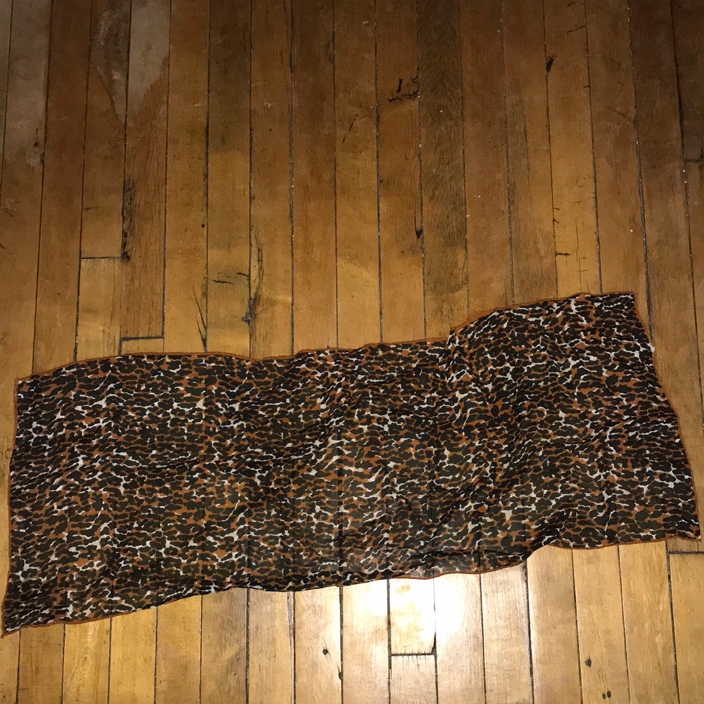 Animal Print Brown Mini Skirt - Women's